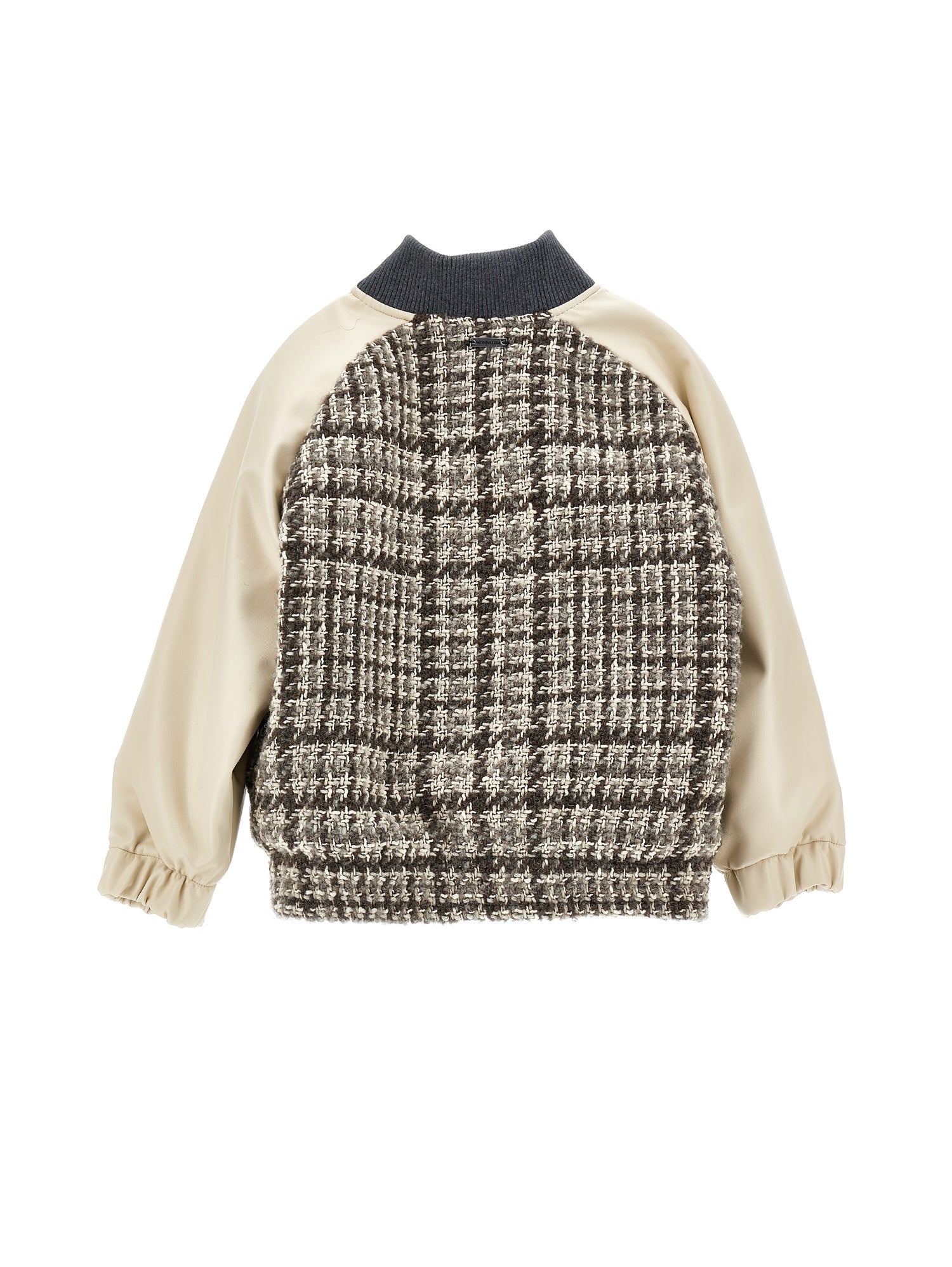 Boys | Tweed Bomber Jacket | Gray/Beige