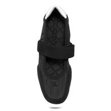 Orly Sport Flat | Black Nylon/Faux Suede