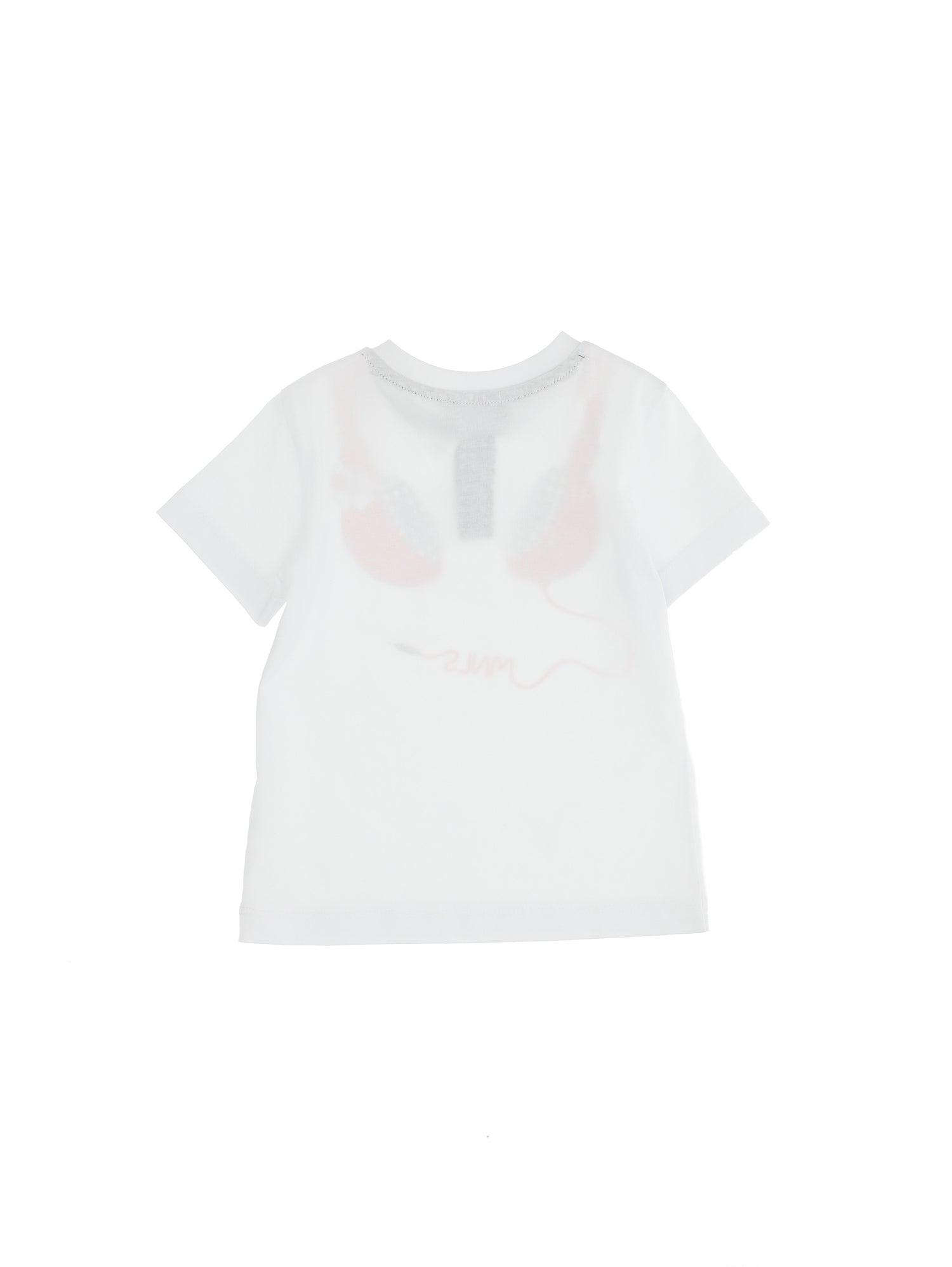 Boys | Headphone Print Jersey Grandad T-Shirt | White