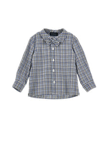Boys | Check Viyella Shirt | Grey/Bluette