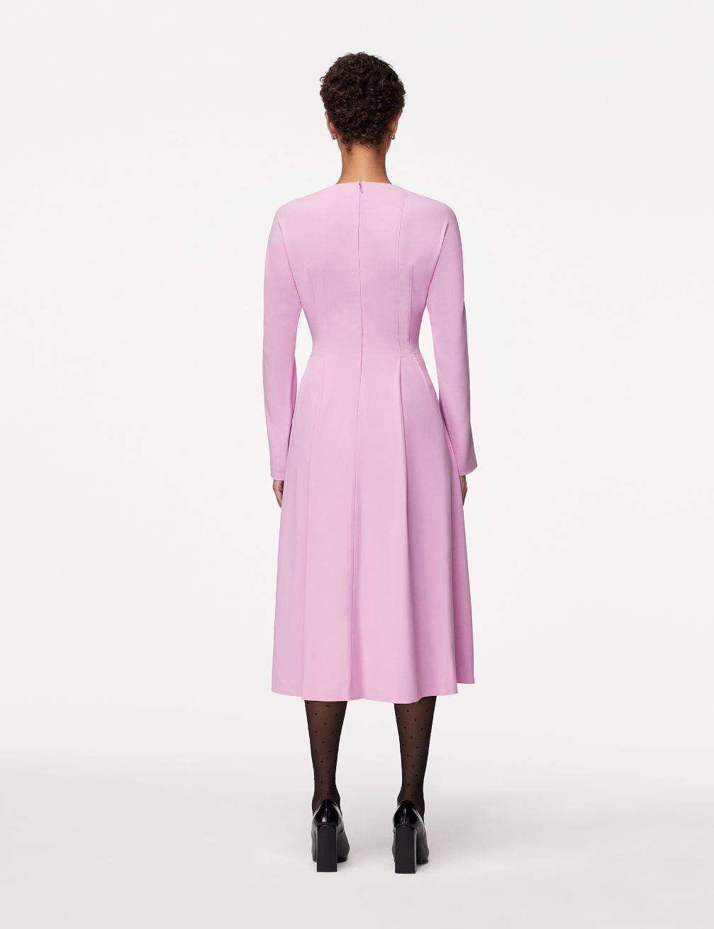 Another Tomorrow Dolman Sleeve Dress in Orchid – Viscose Women's Dress