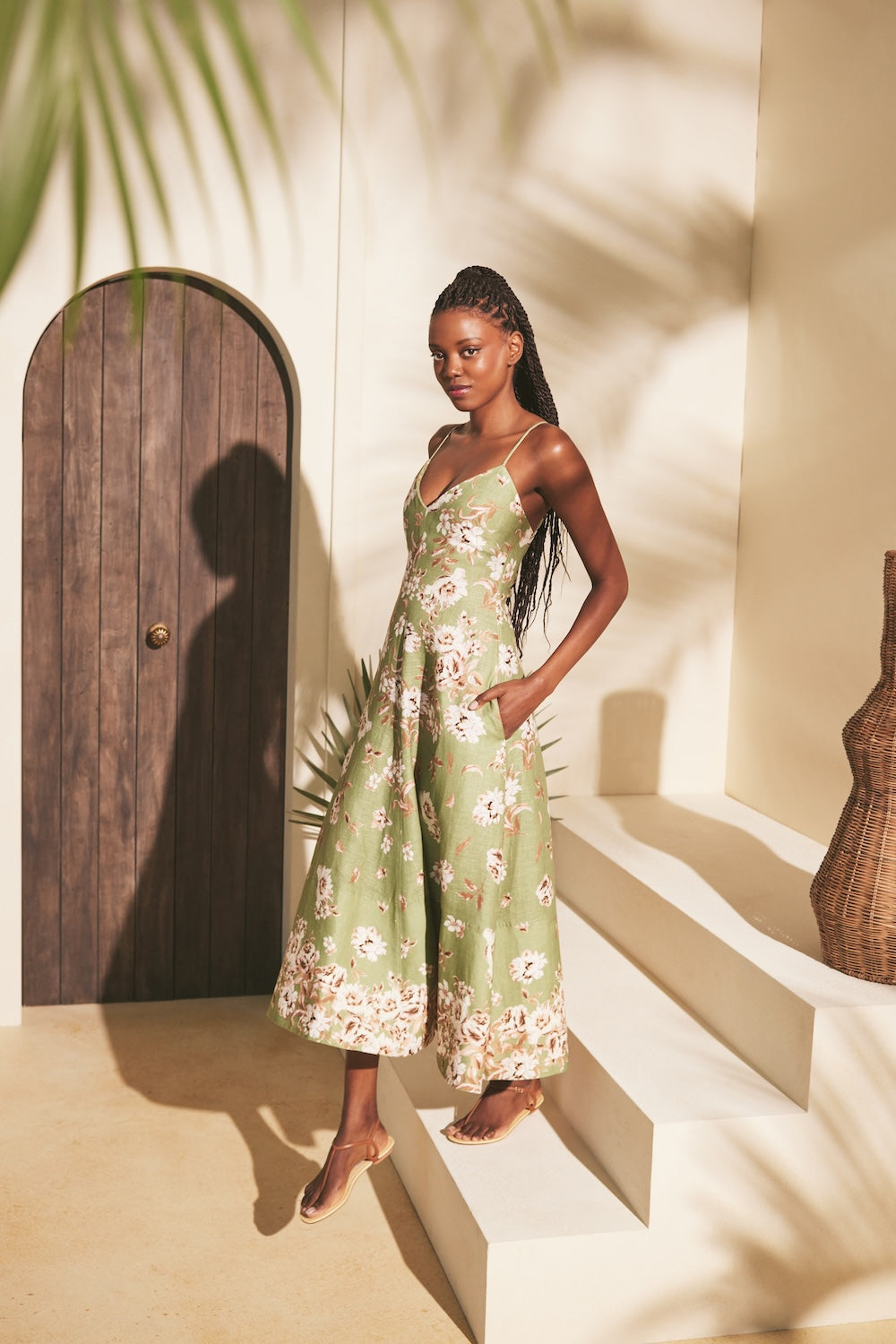 Mae Midi Dress | Farfella Sage