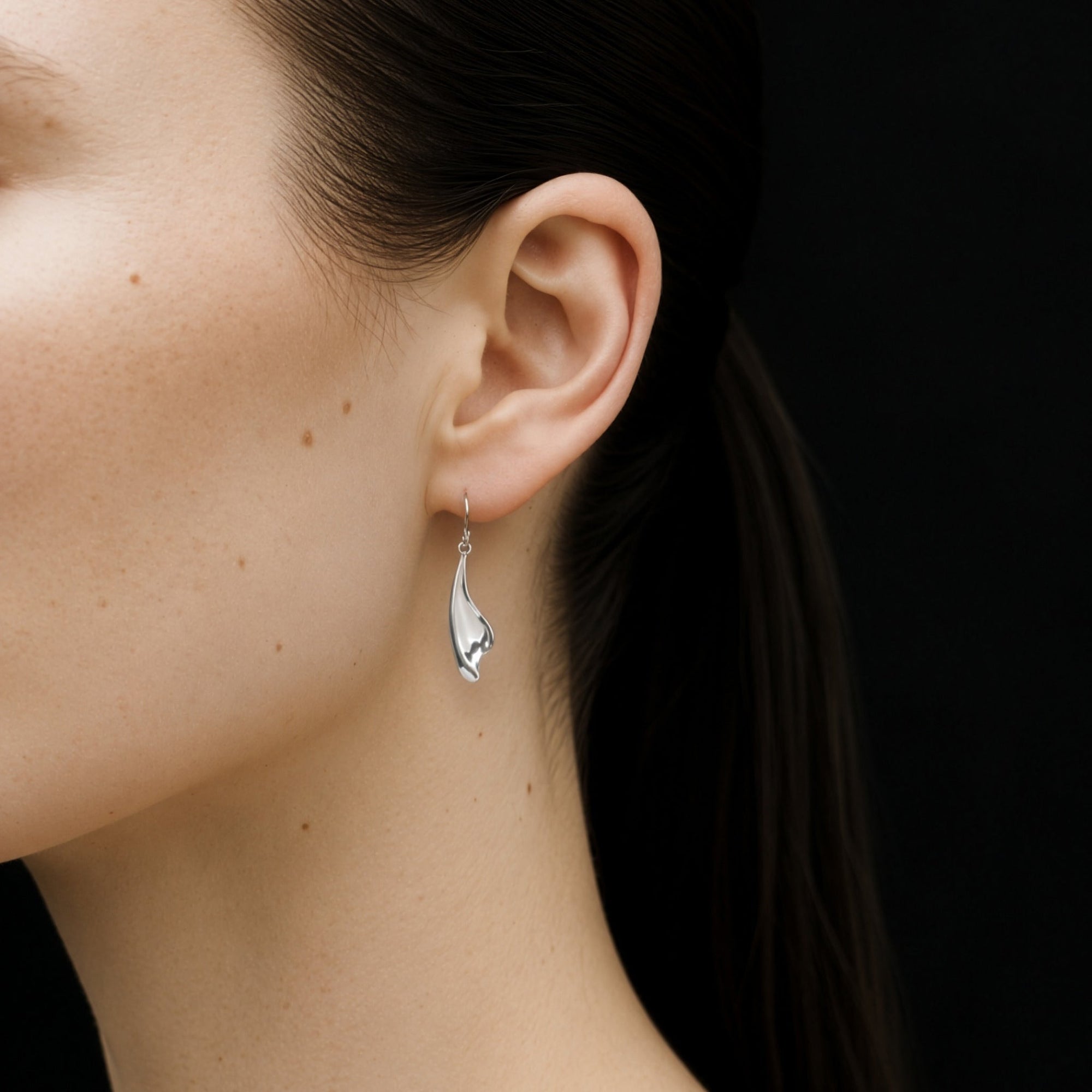 Drape Earrings | Sterling Silver