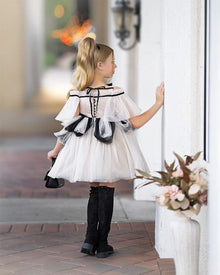 Girl | Grace Tulle Dress | Beige x Black