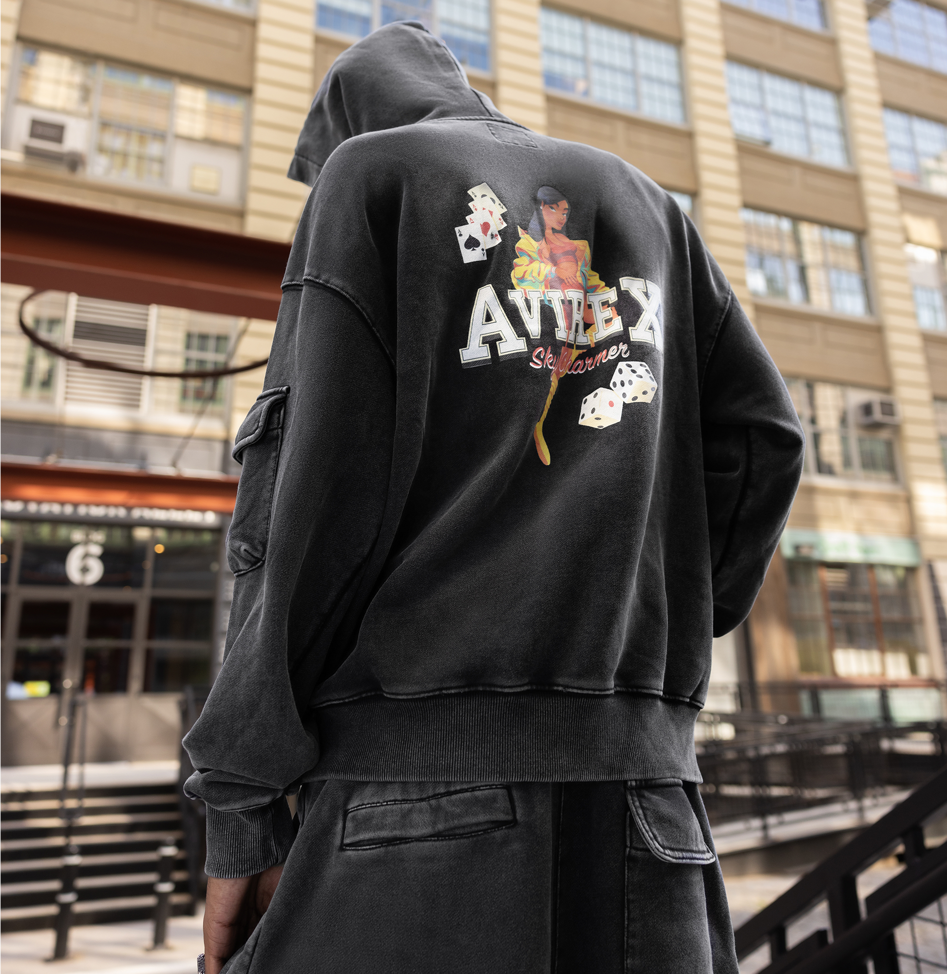 Sky Charmer Hoodie | Black