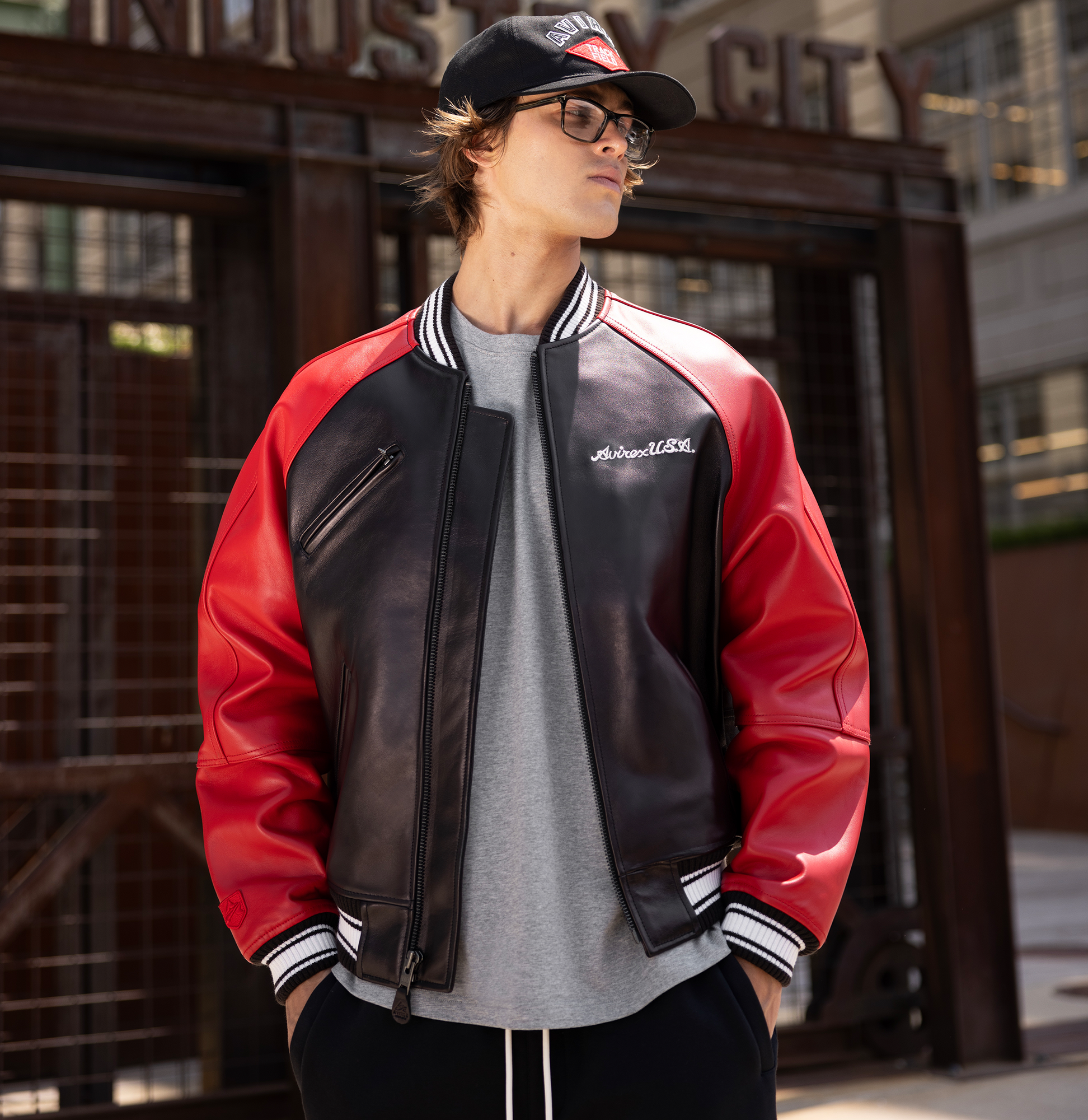 Track & Field Varsity Jacket | Black