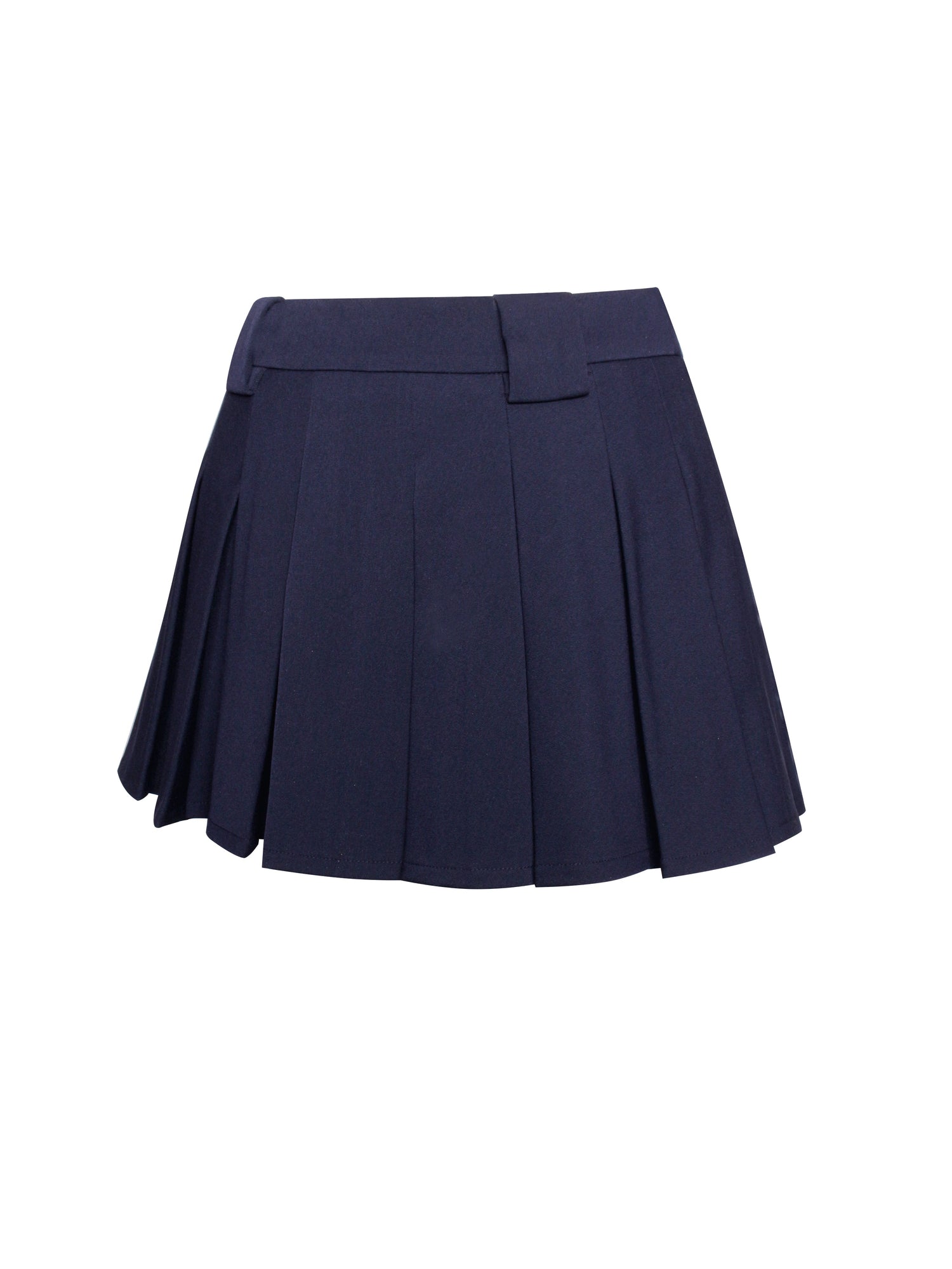 Nasya Pleated Mini Skort | Navy Blue