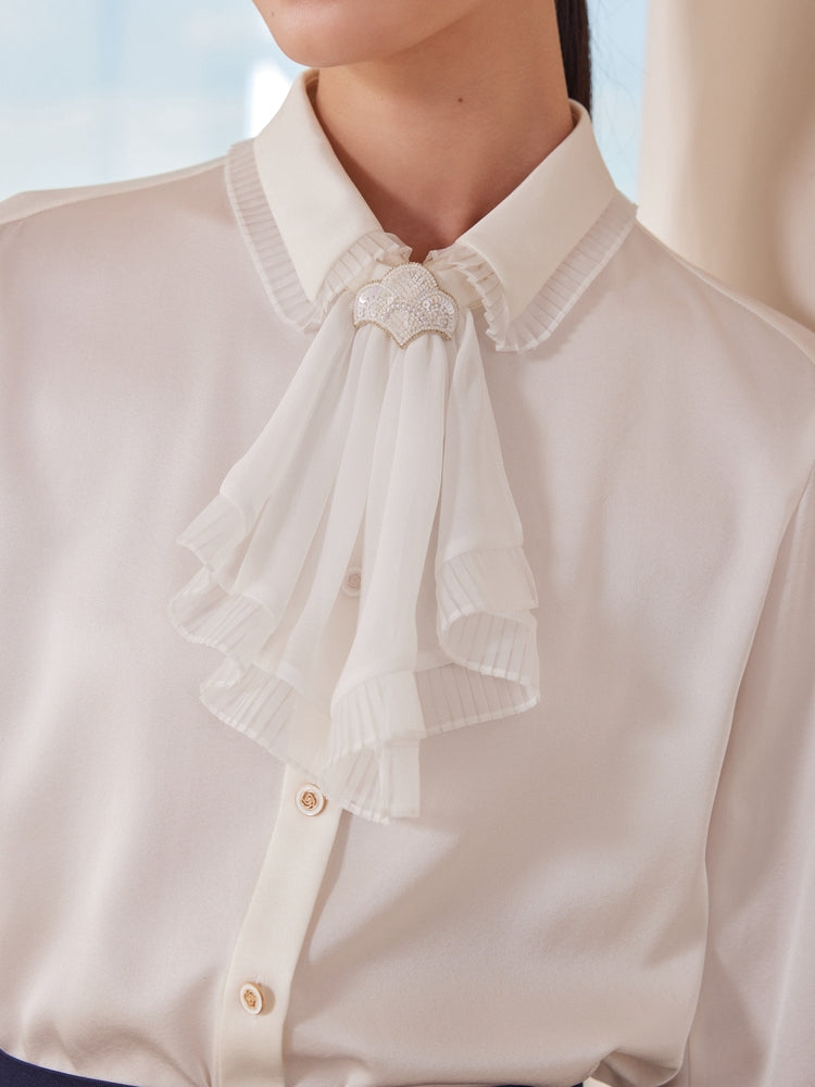 Mulberry Silk Shirt | White
