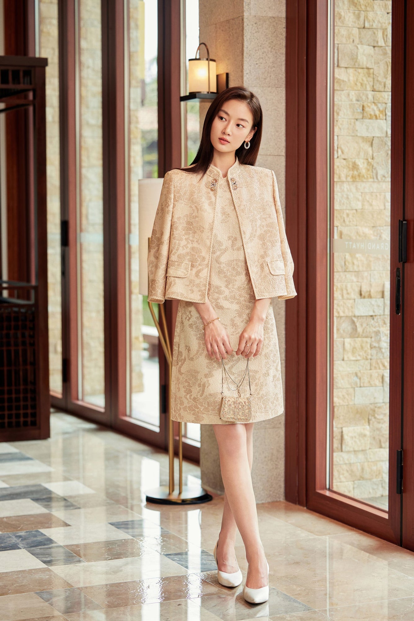Traditional Chinese-style Jacket | Beige