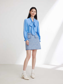 Parisian-style Skirt | Blue