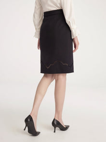 Wool Skirt | Black