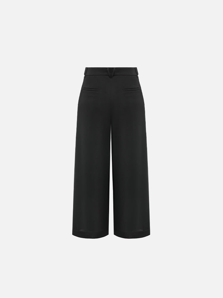 Loose-Fitting Wide-Leg Pant | Black