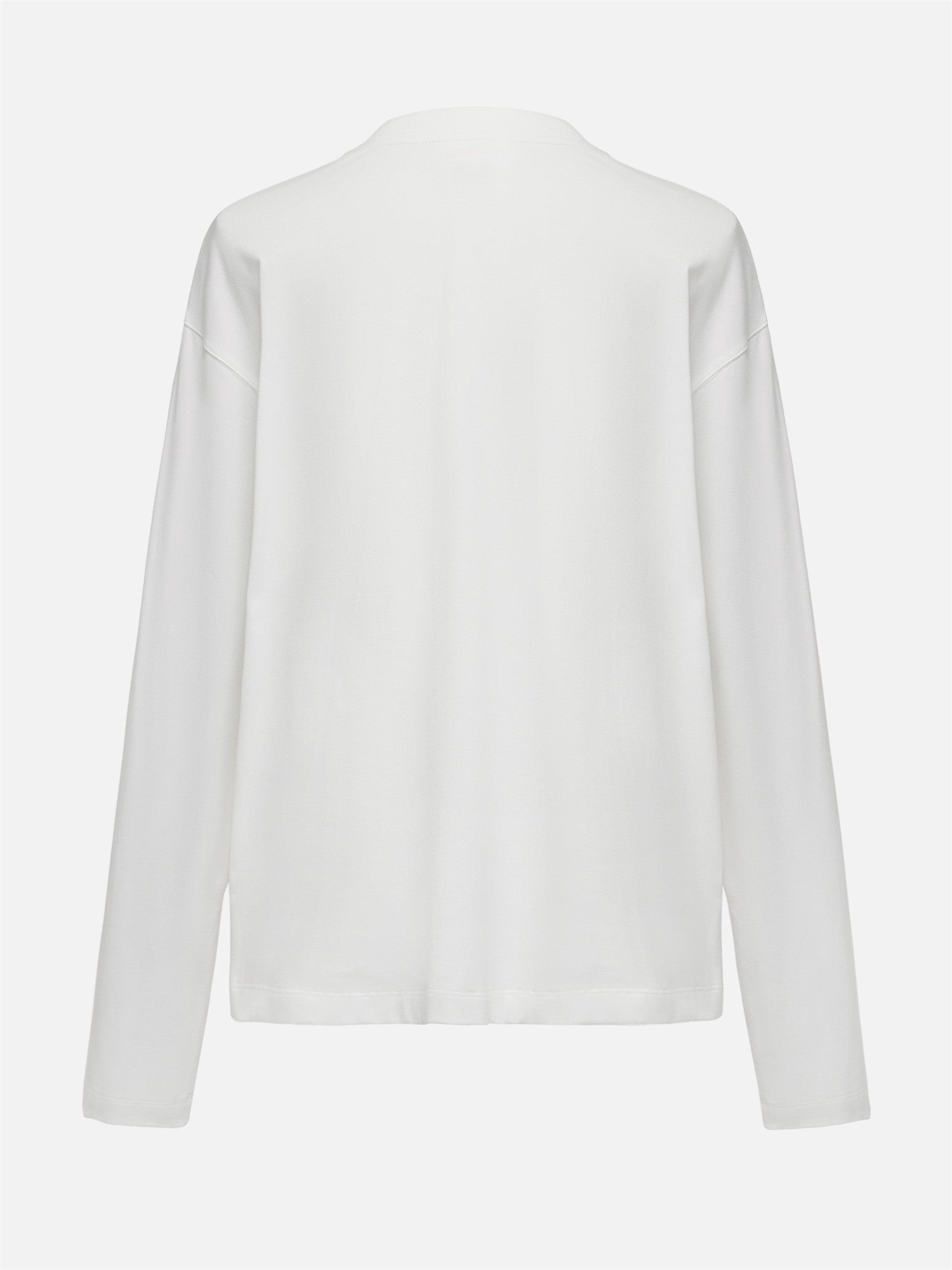 Long-Staple Cotton Sweatshirt | White