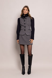 Vora Vest | Check Plaid