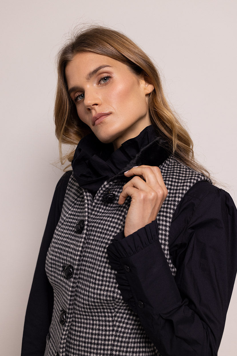 Vora Vest | Check Plaid