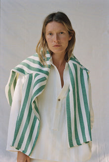 Womens | The Pop-Over Shirt | Green