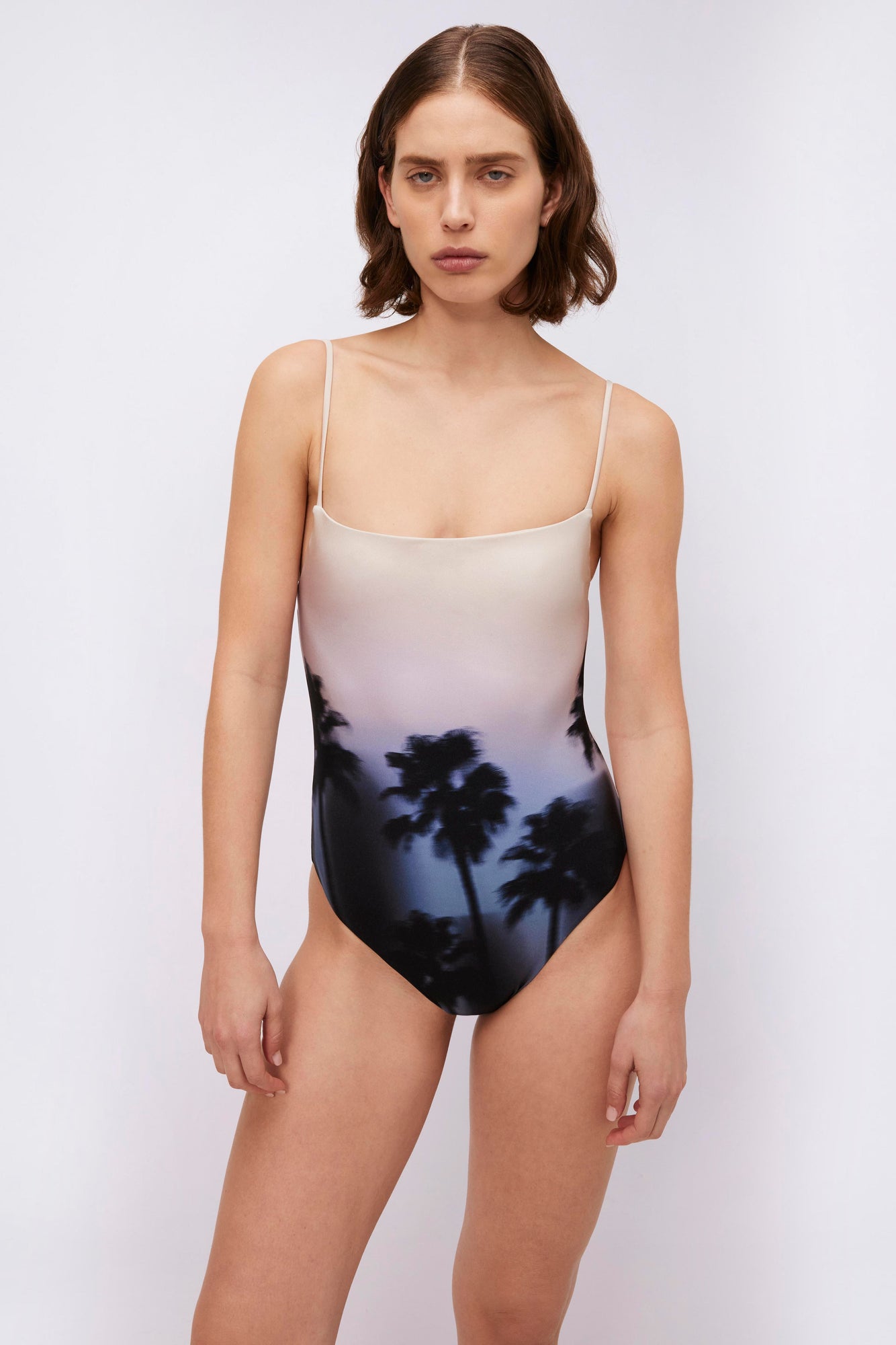 Elenora One Piece | Hazy Palm Print