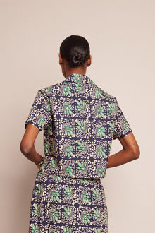 Kohut Top | Le Stampe Eve Blue