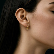 Swirl Earrings | 18K Gold Plated on Sterling Silver | Freshwater Pearl