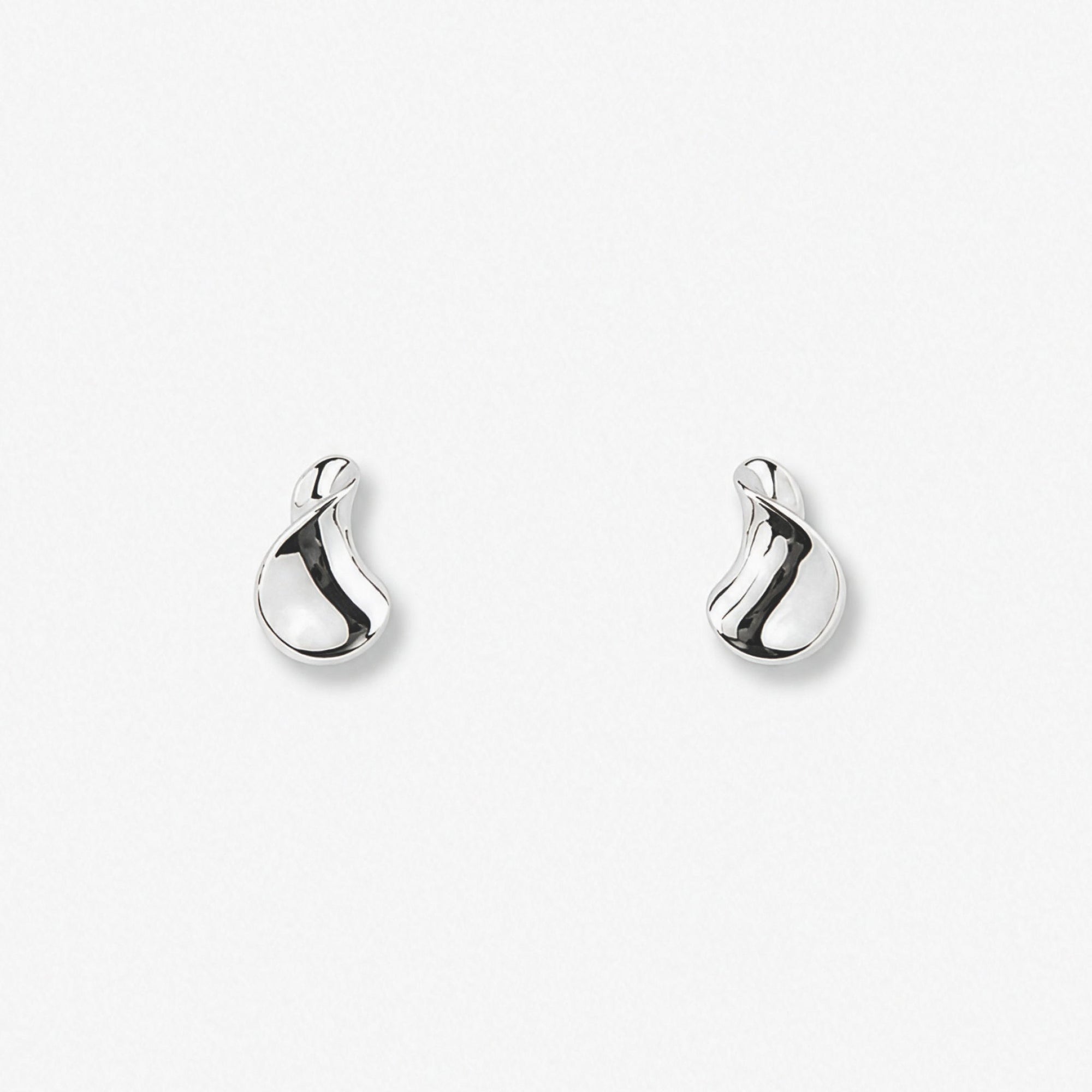Fold Earrings | Sterling Silver