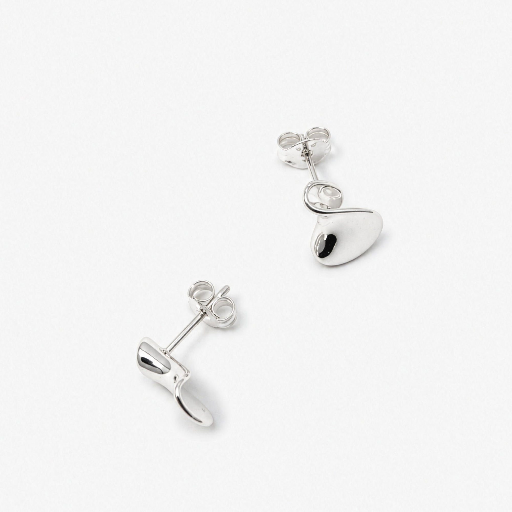 Fold Earrings | Sterling Silver