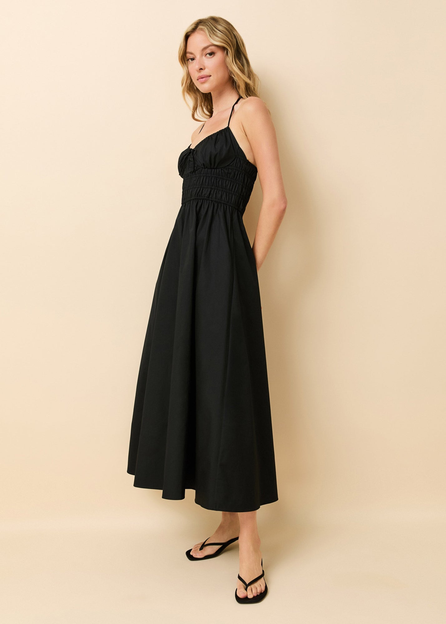 Lolita Dress Noir - Solid & Striped