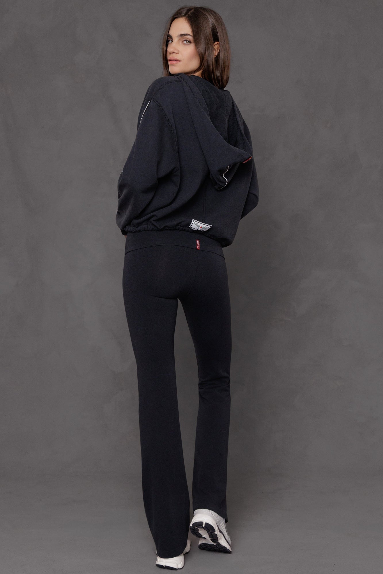 Women | Rolldown Bootleg Flare Pant | Charcoal/Jet