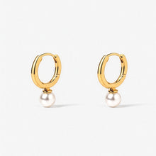 Min Earrings | 18K Gold Plated on Brass | Freshwater Pearl