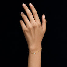 Solo Bracelet | 18K Gold Plated on Sterling Silver | Freshwater Pearl