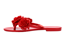 Womens | Harmonic Springtime Flip Flop | Red