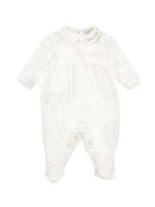 Girls | Playsuit With Tulle Details | Cream