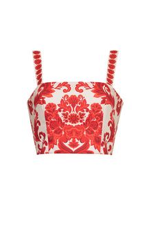 Helena Top | Fiore Red