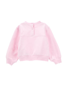 Girls | Closed Sweatshirt With Floral Print | FairyTale Pink