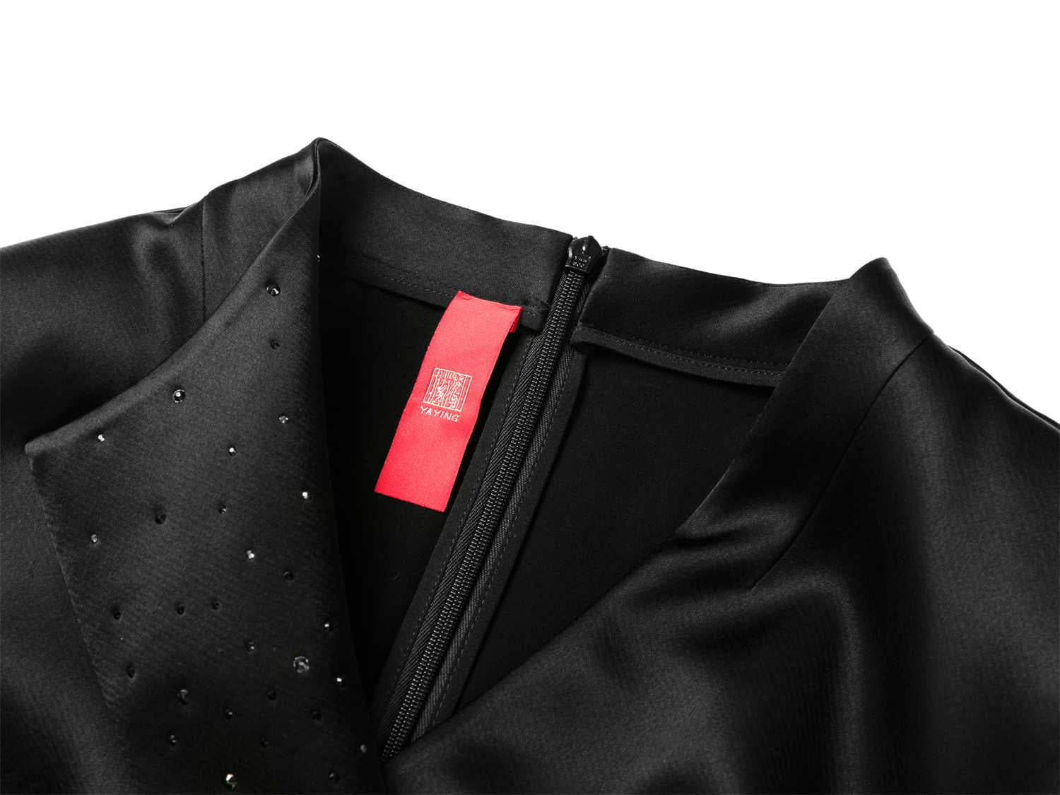 Triacetate Midi Dress | Black