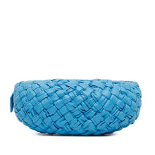 Bottega Veneta | Pre-Owned Paper Calfskin Intrecciato Banana Hobo Bag | Blue