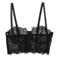 Sheer Seduction Corset | Black