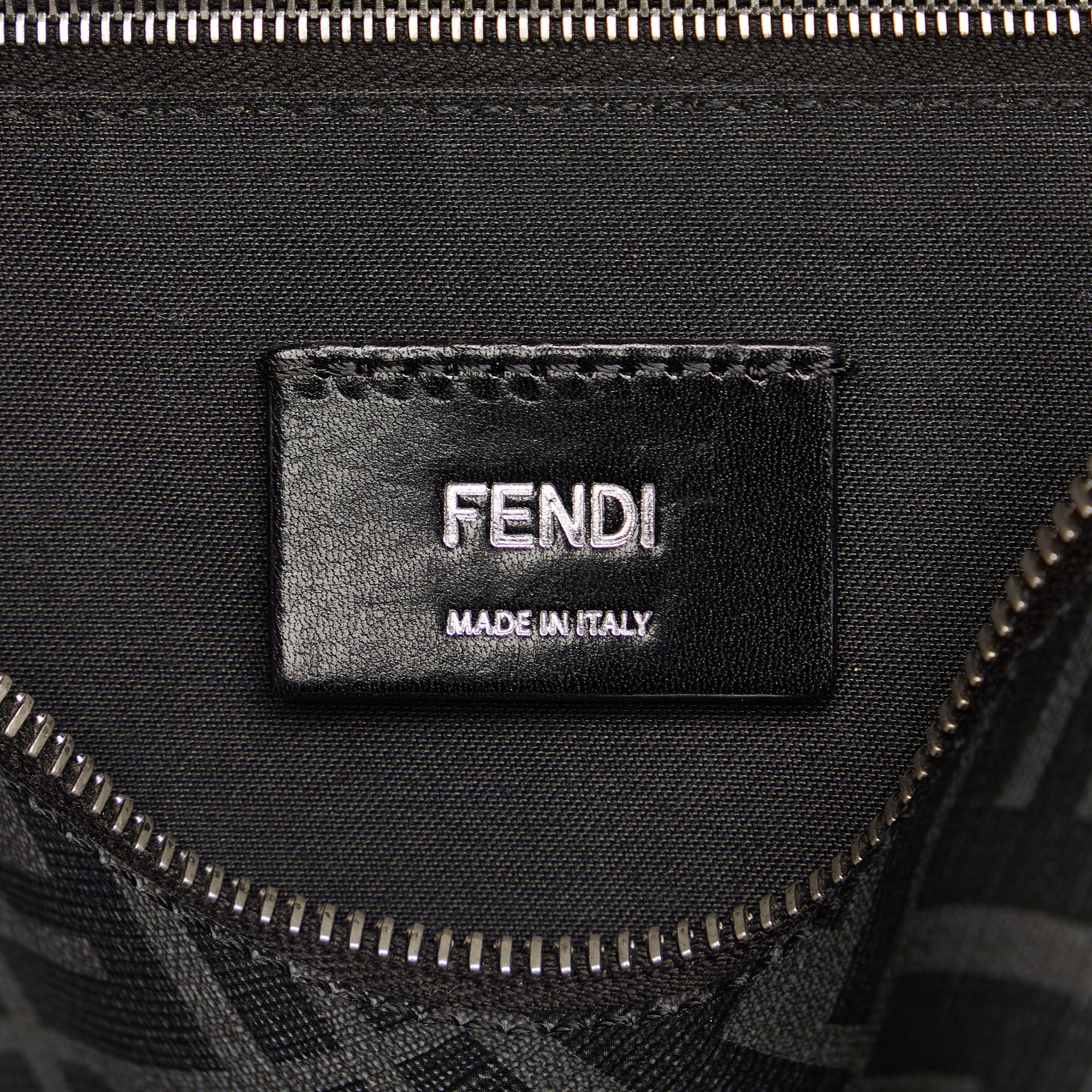 Fendi | Pre-Owned Zucca FF 1974 Diagonal Belt Bag | Black