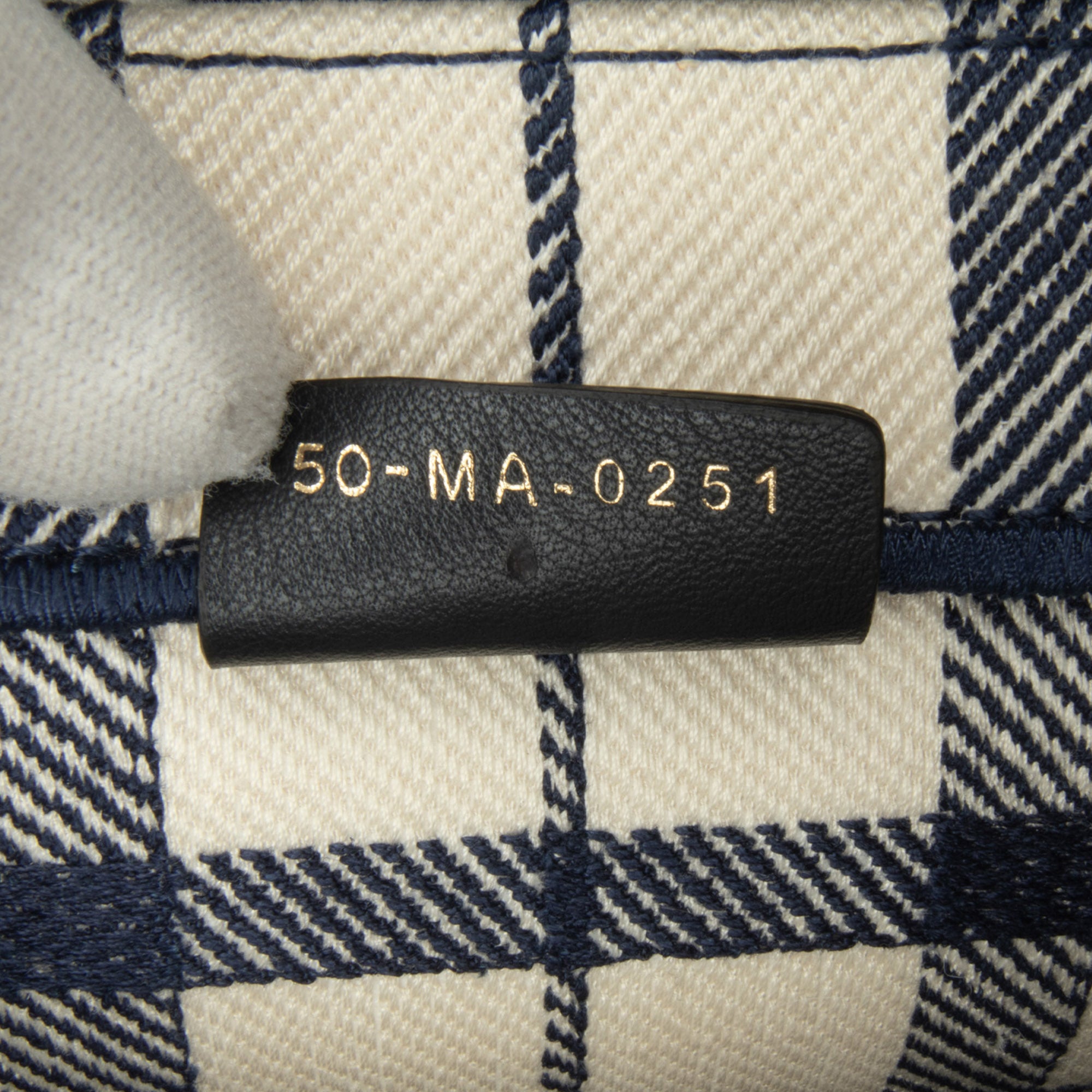 Dior | Pre-Owned Large Check n Book Tote | Blue