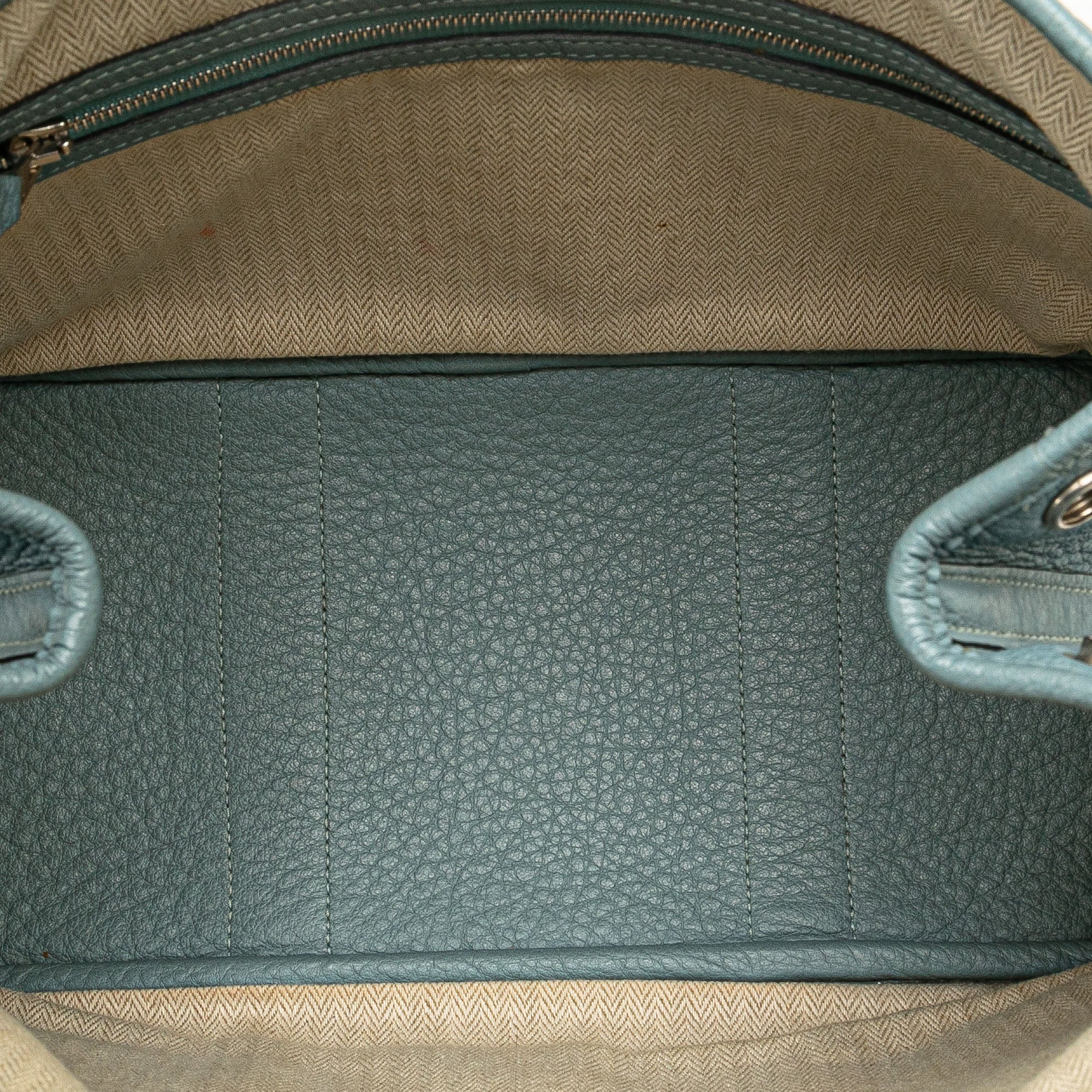 Hermes | Pre-Owned Negonda Garden Party 30 | Blue/Light Blue