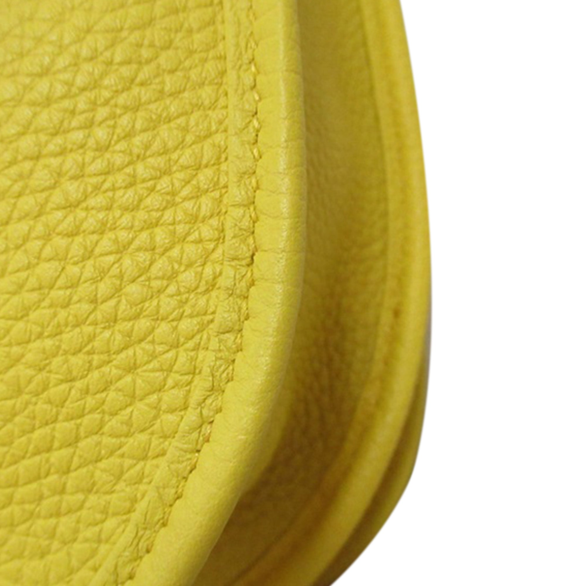 Hermes | Pre-Owned Clemence Evelyne III PM | Yellow/Mustard