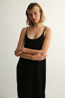 U Neck Knit Dress - Almina Concept
