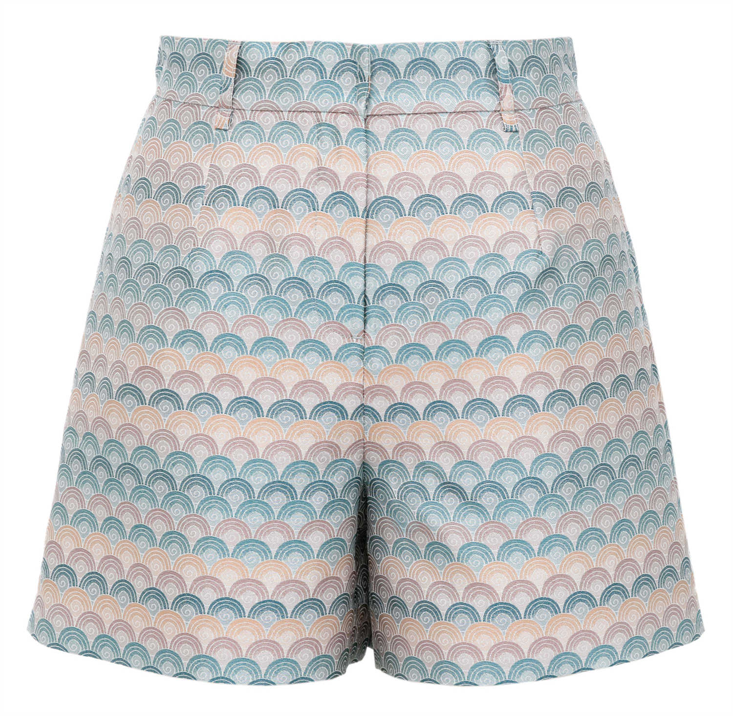 Song Brocade Shorts | Blue