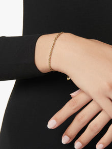 Lisa Twisted Chain Bracelet | 14K Gold on Brass