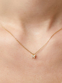 Souryaz Butterfly Necklace | 14K Gold on Sterling Silver | Cubic Zirconia