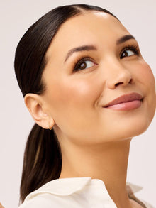 Oval Twist Hoop Earrings | 10K Solid Gold