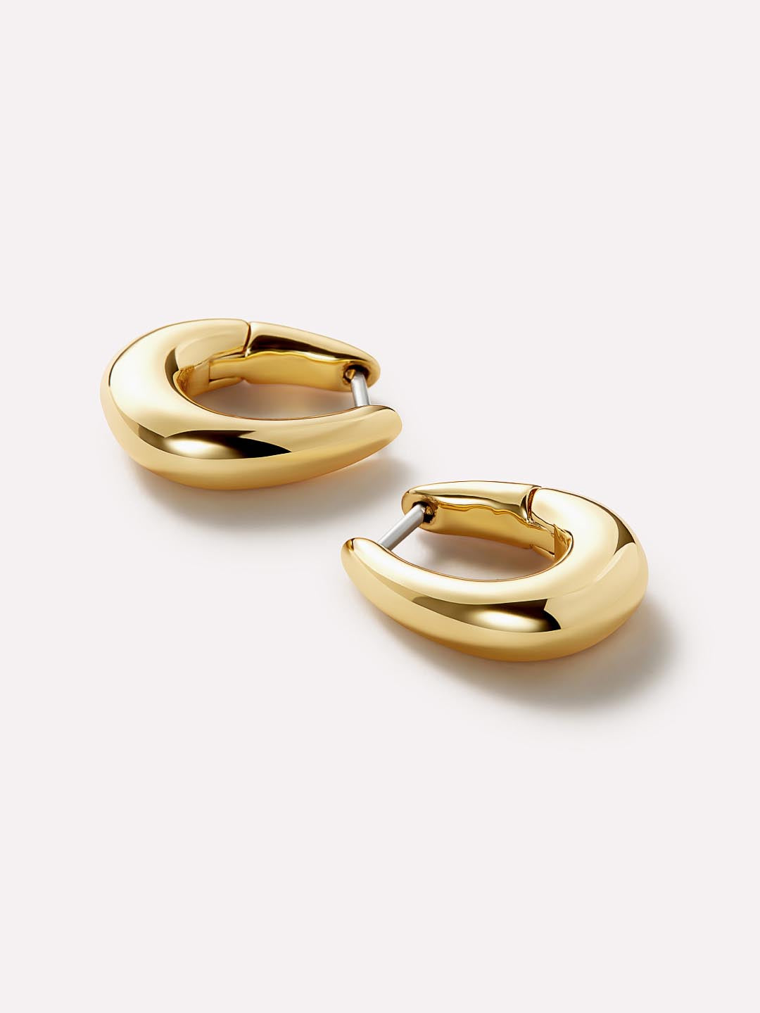 Amaya Huggie Earrings | 14K Gold on Brass