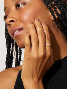 Celine Eternity Ring | Sterling Silver | Cubic Zirconia
