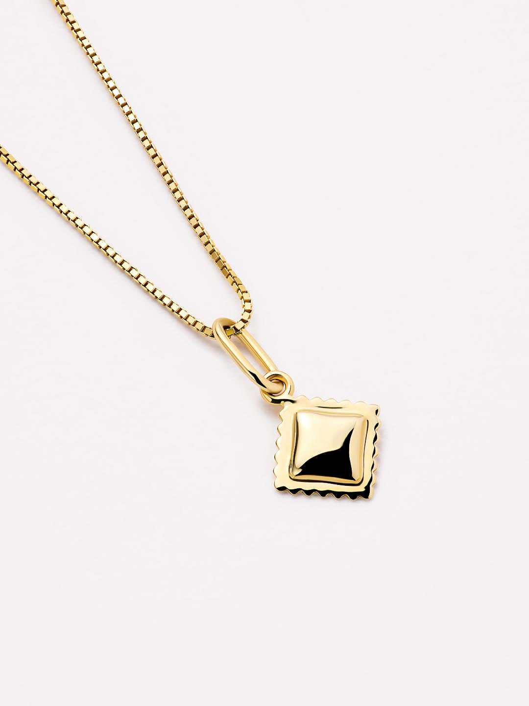 Mini Ravioli Charm | 10K Solid Gold