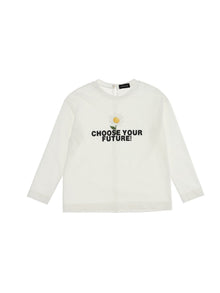 Girls | Choose Your Future T-Shirt | Cream