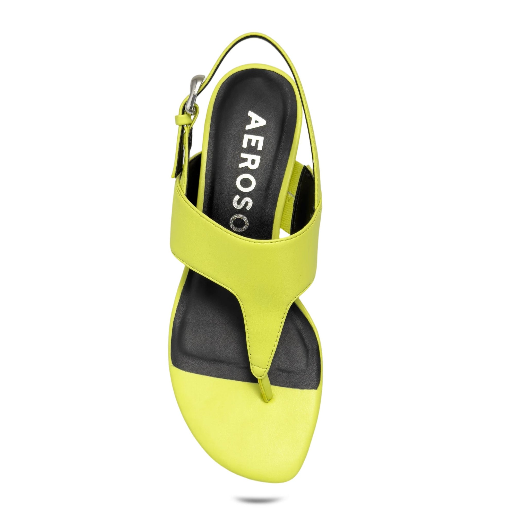 Kora Sandal Heel | Kiwi Faux Nappa